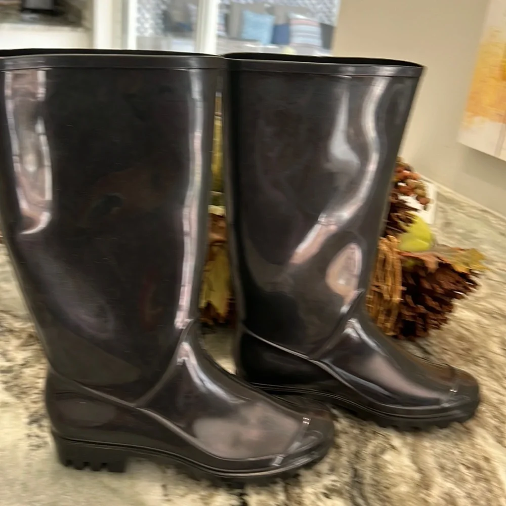 Women’s‎ EASY USA Rain Boots Black